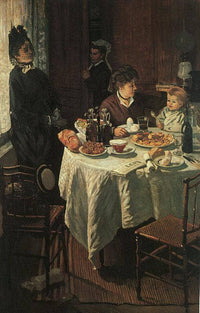 The Luncheon by Claude Monet — hand-painted still oil painting reproduction on canvas