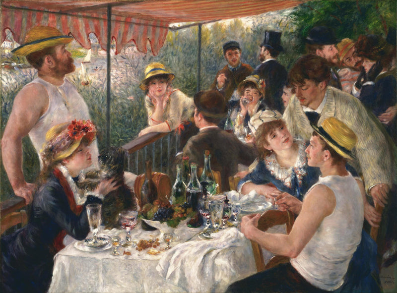 The Luncheon of the Boating Party on gallery wrap