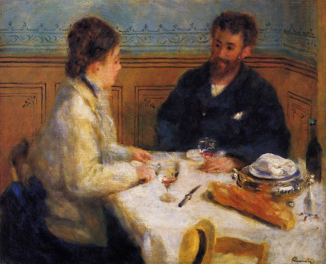 The Luncheon by Pierre-Auguste Renoir — hand-painted portrait oil painting reproduction on canvas