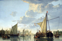 The Maas at Dordrecht by Aelbert Cuyp — hand-painted landscape oil painting reproduction on canvas