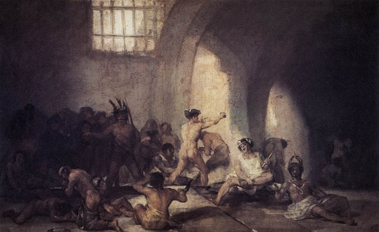 The Madhouse - Francisco Goya