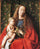 The Madonna of Canon van der Paele (detail) in study