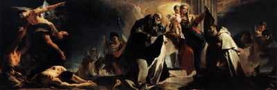 The Madonna of Carmel and the Souls in Purgatory