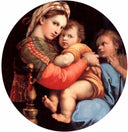 The Madonna of the Chair by Raphael — children oil painting wall art, High Renaissance