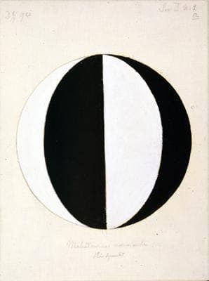 The Mahatmas Present Standing Point, Series II, No. 2a by Hilma af Klint — hand-painted abstract oil painting reproduction on canvas