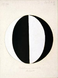The Mahatmas Present Standing Point, Series II, No. 2a by Hilma af Klint — hand-painted abstract oil painting reproduction on canvas