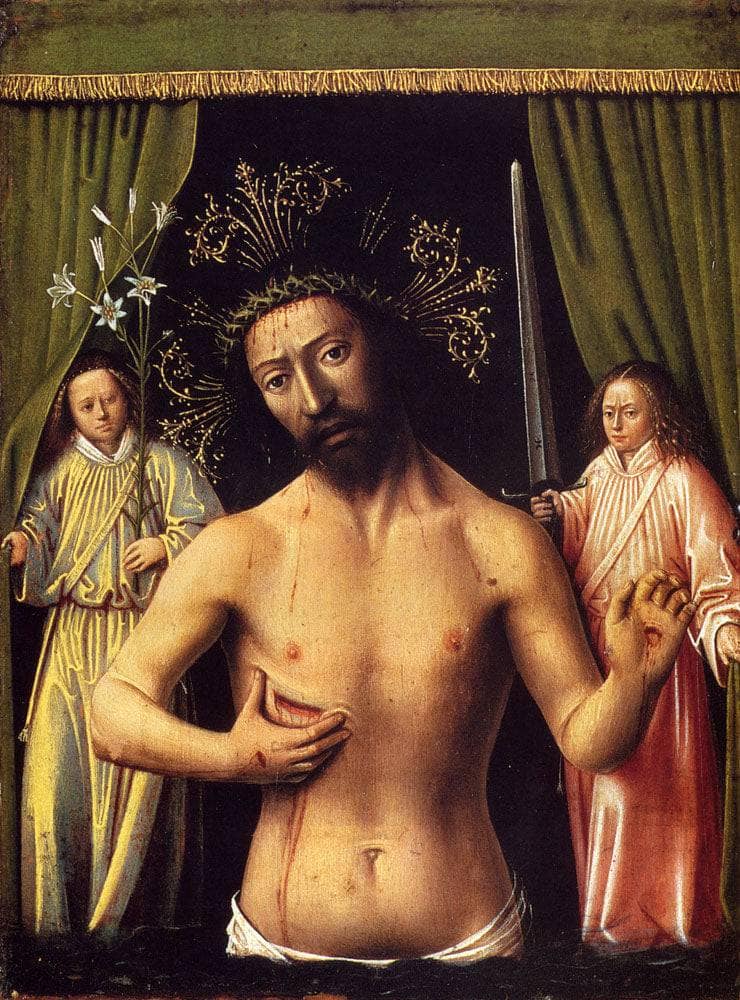 The Man of Sorrows by Petrus Christus — hand-painted cultural oil painting reproduction on canvas