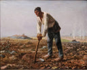 The Man with the Hoe by Jean-Francois Millet — hand-painted landscape oil painting reproduction on canvas
