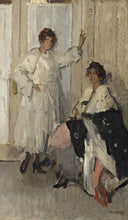 The Mannequins Ippy and Gertie at Hirsch, Amsterdam by Isaac Israels — hand-painted portrait oil painting reproduction on canvas