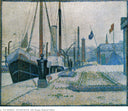 The Maria, Honfleur by Georges Seurat — hand-painted landscape oil painting reproduction on canvas