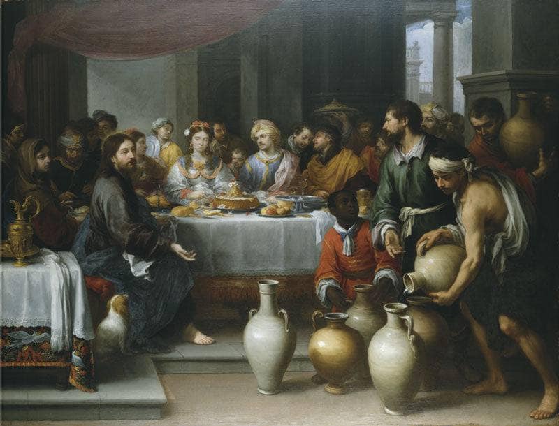 The Marriage Feast at Cana by Bartolome Esteban Murillo — hand-painted religion oil painting reproduction on canvas
