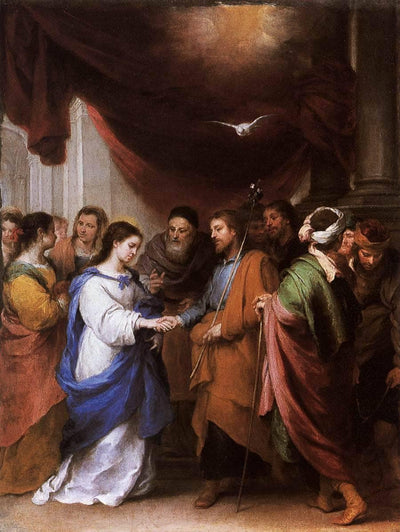 The Marriage of the Virgin in study