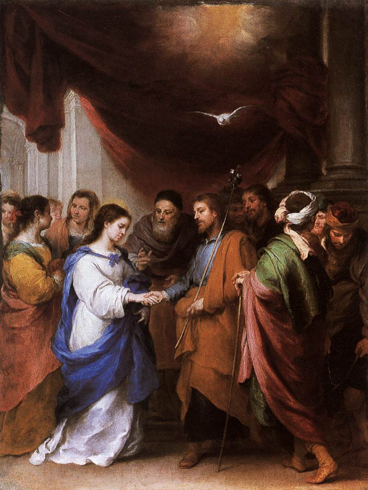 The Marriage of the Virgin - Bartolome Esteban Murillo