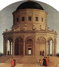 The Marriage of the Virgin (detail) by Raphael — hand-painted architectural oil painting reproduction on canvas