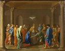 The Marriage of the Virgin by Nicolas Poussin — hand-painted cultural oil painting reproduction on canvas