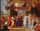 The Marriage of the Virgin by Jacques Stella — religion oil painting wall art