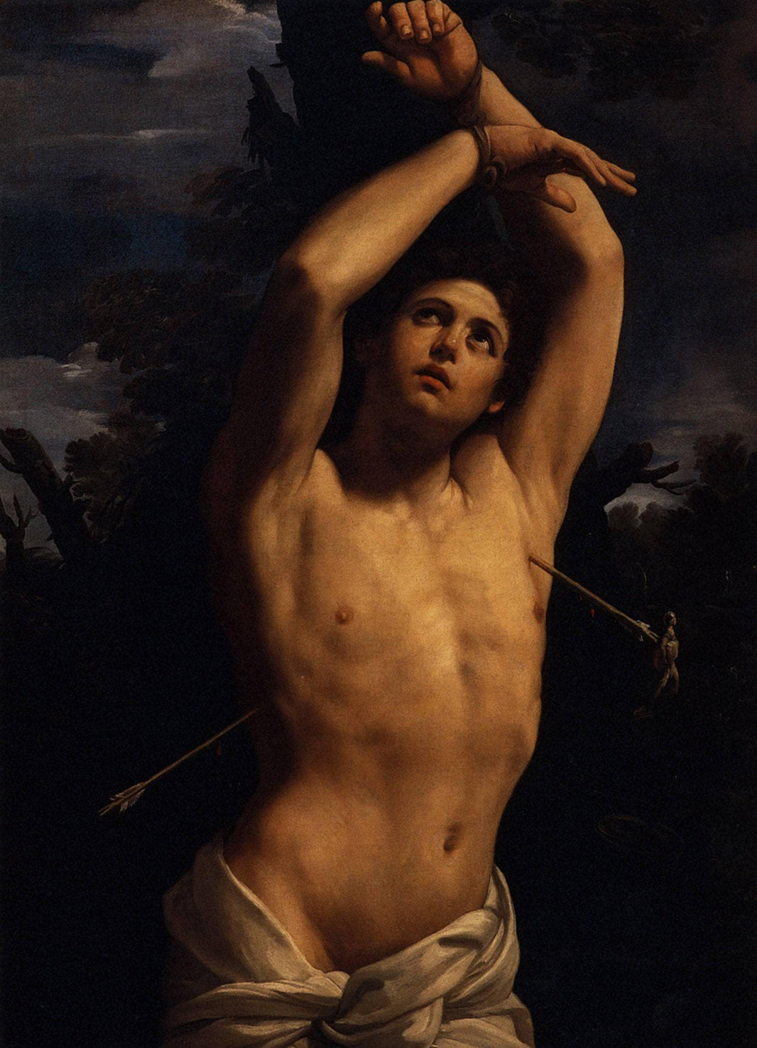 The Martyrdom of Saint Sebastian by Guido Reni — hand-painted portrait oil painting reproduction on canvas