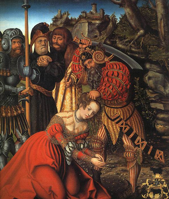 The Martyrdom of St. Barbara - Lucas Cranach the Elder