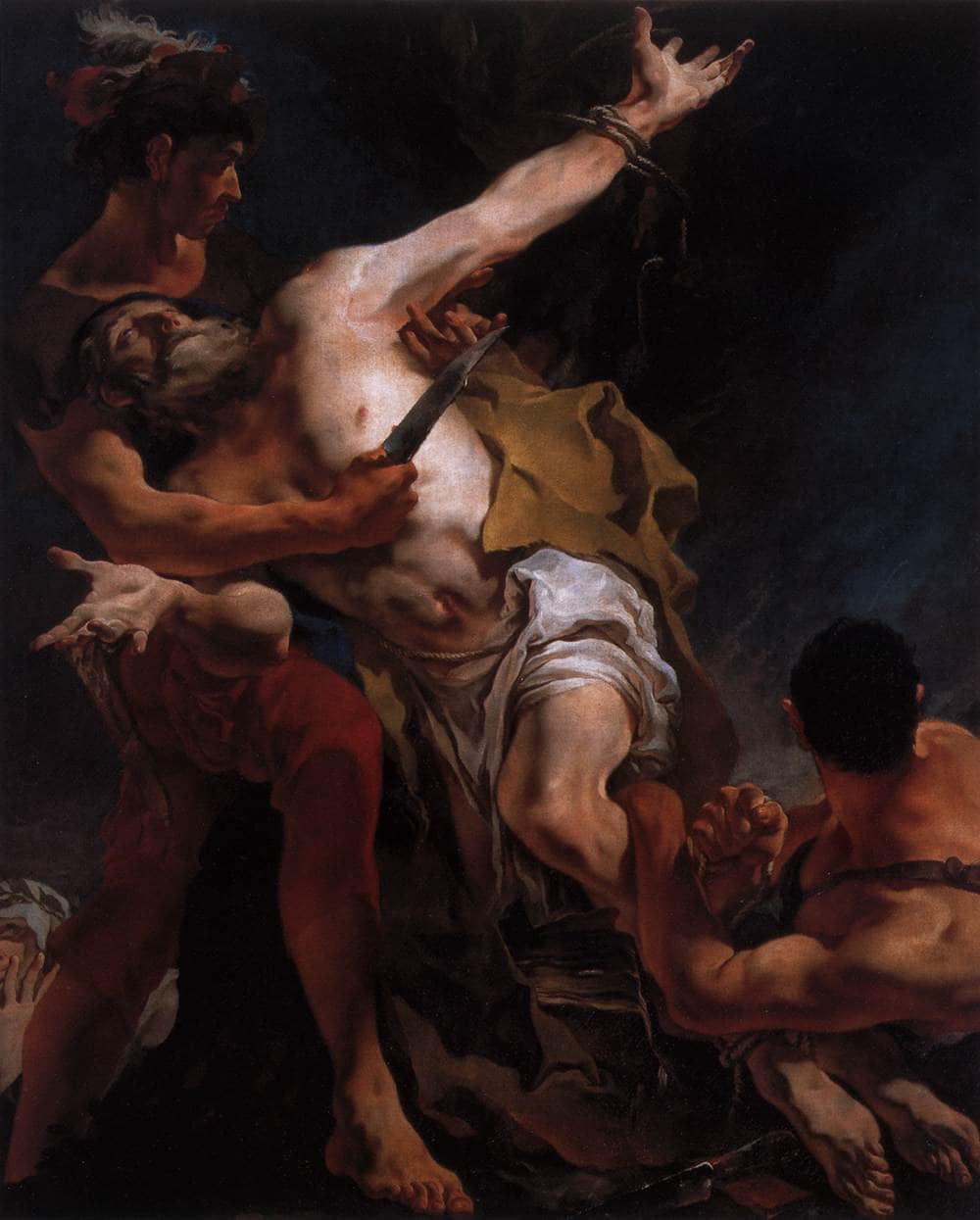 The Martyrdom of St. Bartholomew by Giovanni Battista Tiepolo — hand-painted cultural oil painting reproduction on canvas