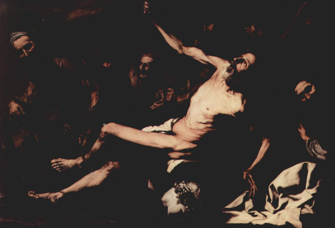 The Martyrdom of St. Bartholomew by Jusepe de Ribera — hand-painted abstract oil painting reproduction on canvas