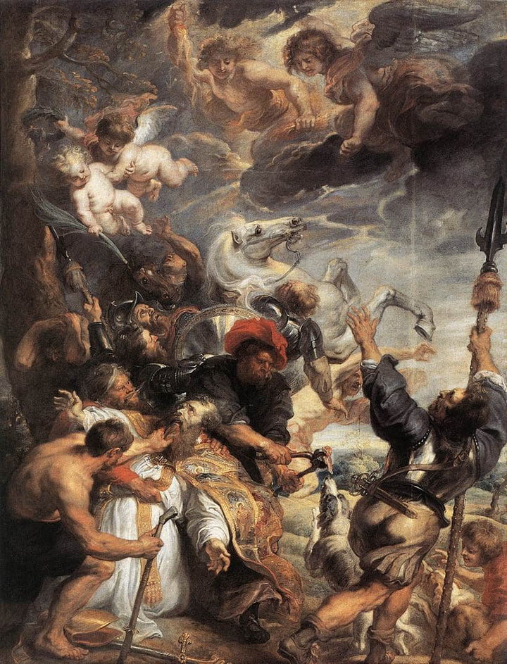 The Martyrdom of St. Livinus by Peter Paul Rubens — hand-painted cultural oil painting reproduction on canvas
