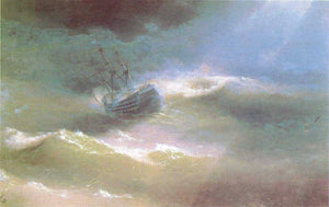 The Mary Caught in a Storm - Ivan Aivazovsky