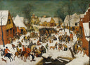 The Massacre of the Innocents by Pieter Bruegel the Elder — religion oil painting wall art, Northern Renaissance