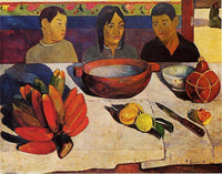 The Meal (The Bananas) by Paul Gauguin — hand-painted portrait oil painting reproduction on canvas