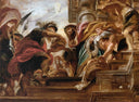 The Meeting of Abraham and Melchisedek by Peter Paul Rubens — group oil painting wall art, Baroque