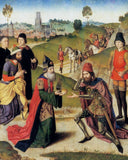 The Meeting of Abraham and Melchizedek by Dirk Bouts — hand-painted cultural oil painting reproduction on canvas