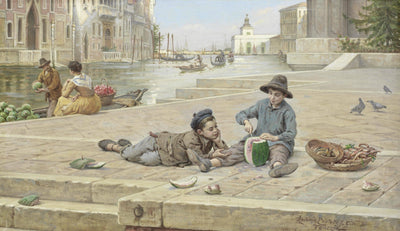 The melon sellers in apartment