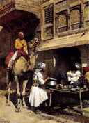The Metalsmith's Shop by Edwin Lord Weeks — group oil painting wall art, Orientalism