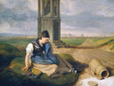The milkmaid by Peter Fendi — male oil painting wall art, Romanticism