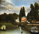 the Mill at Alfor by Henri Rousseau — hand-painted landscape oil painting reproduction on canvas
