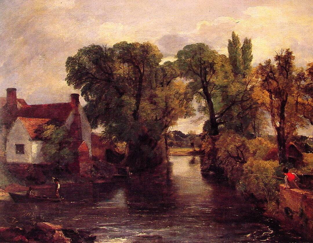 The Mill Stream - John Constable