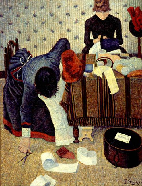 The Milliner - Paul Signac