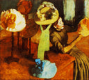 The Millinery Shop by Edgar Degas — hand-painted portrait oil painting reproduction on canvas
