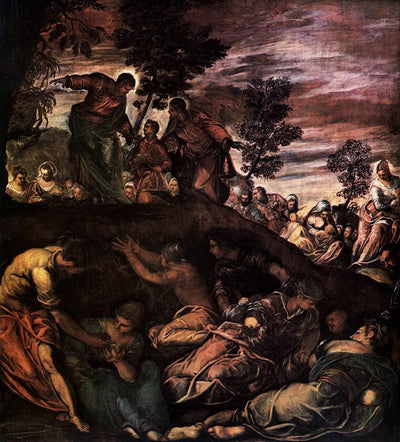 The Miracle of the Loaves and Fishes in entryway