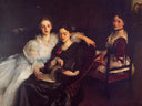 The Misses Vickers by John Singer Sargent — hand-painted portrait oil painting reproduction on canvas