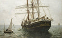 The Missionary Boat by Henry Scott Tuke — hand-painted nautical oil painting reproduction on canvas