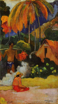 The moment of truth II by Paul Gauguin — hand-painted abstract oil painting reproduction on canvas