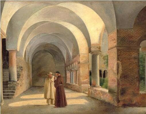The Monastery of San Lorenzo Fuori le Mura (school of Eckersberg)