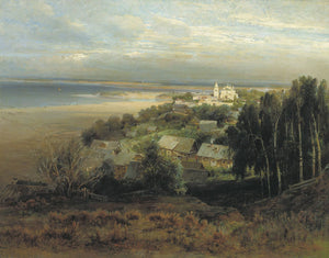 The Monastery of the Caves Near Nizhny Novgorod - Aleksey Savrasov