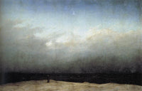 The Monk by the Sea by Caspar David Friedrich — hand-painted landscape oil painting reproduction on canvas