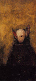 The Monster by Odilon Redon, male oil painting wall art, Symbolism