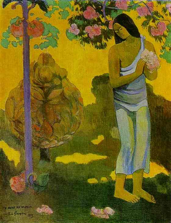 The month of Maria by Paul Gauguin — hand-painted botanical oil painting reproduction on canvas