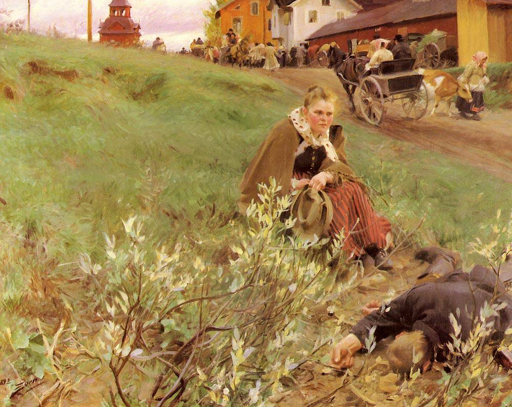 The Mora Fair - Anders Zorn