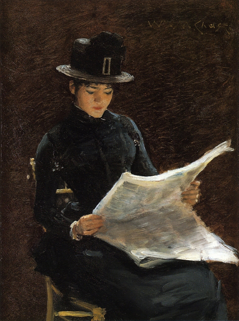 The Morning News - William Merritt Chase