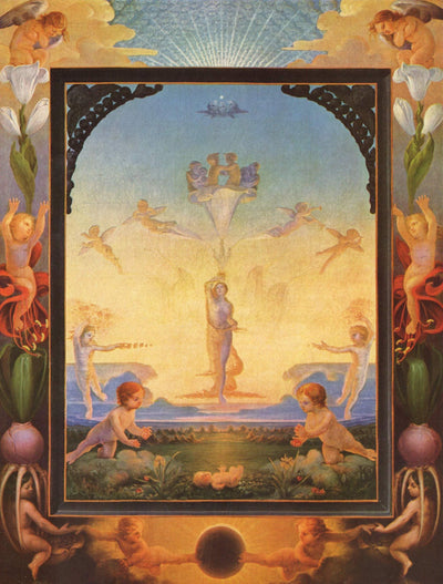 The Morning by Philipp Otto Runge — oil painting reproduction