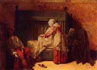 The morning toilet of a young man by Pieter de Hooch — hand-painted eco oil painting reproduction on canvas